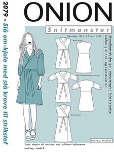 ONION kaava 2079 kietaisumekko ja -tunika