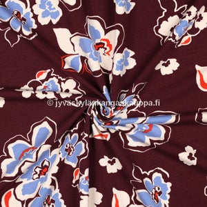 Joustocollege Flowers Burgundy