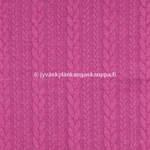 Palmikkoneulos Fuksia