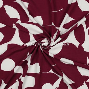 Viskoosikangas Amsterdam Burgundy