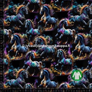 Digiprintti trikoo Magical Horse