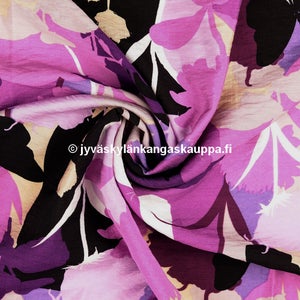 Viskoosikangas Palermo Violetti