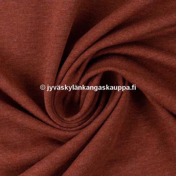 Harjattu joustocollege TALVITRIKOO 1339 Meleerattu Tumma Terra