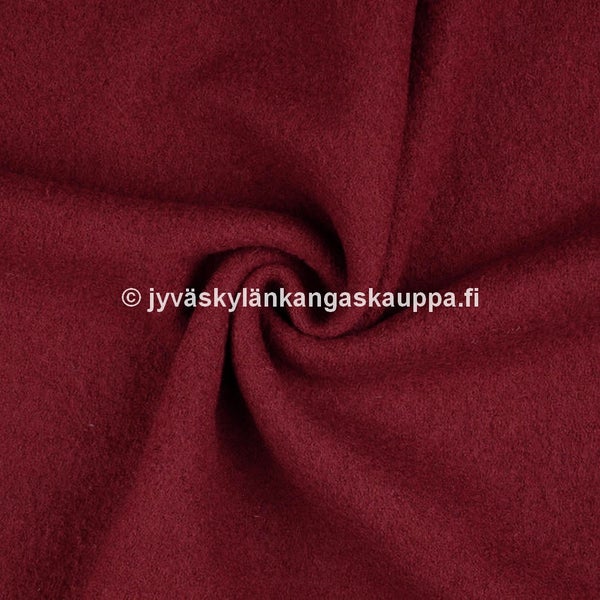 Villakangas: Joustava villafleece 8140 Viininpunainen