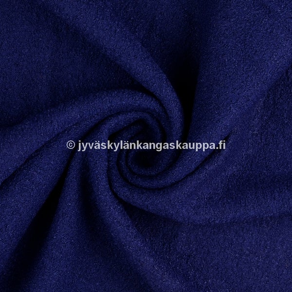 WOOL BOUCLE joustavampi villafleece NAVY