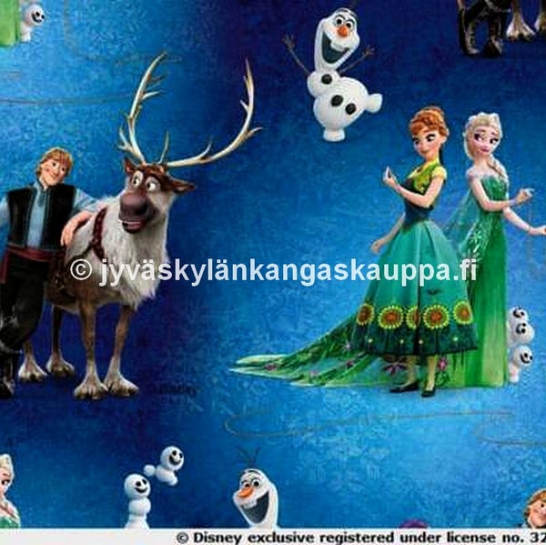 Trikoo kangas Frozen Fever