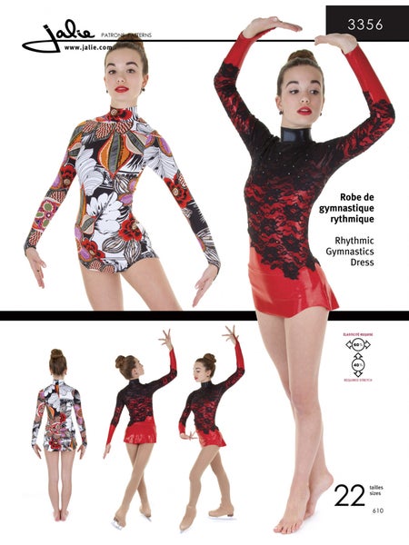 Jalie kaava 3356 Rhythmic Gymnastics Dress