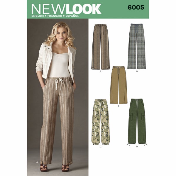 New Look kaava 6005 Misses Pants (HYLLYSS&Auml;)