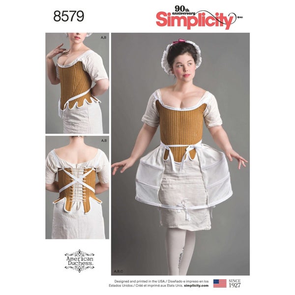 Simplicity kaava S8579 Misses 18th Century Costume