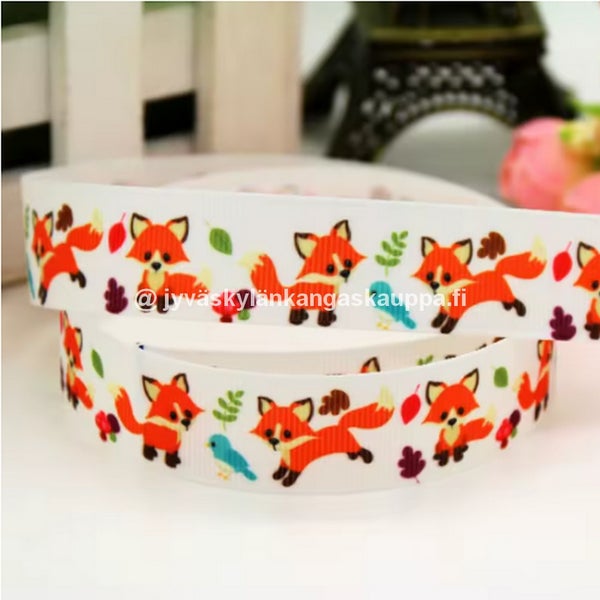 9mm Koristenauha Ketut valkoinen