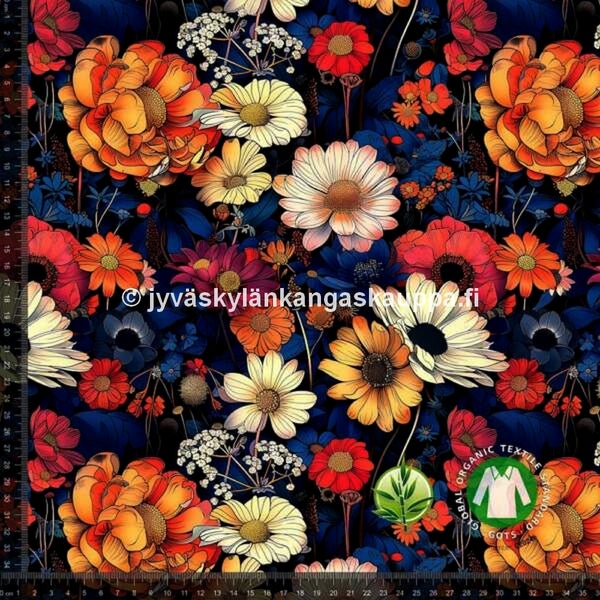 Digiprintti BAMBUTRIKOO Autumn Flower Field