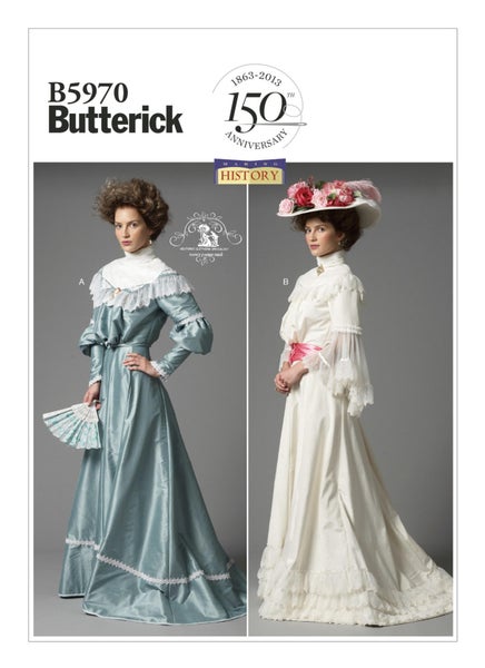 Butteric kaava B5970 Misses Historical Costume (HYLLYSS&Auml;)