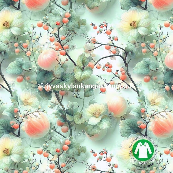 Digiprintti trikoo Viinimarjat