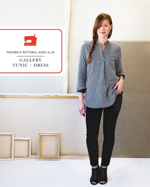 LIESL + CO kaava GALLERY TUNIC AND DRESS sizes 0-20 (EU 30-44/48)