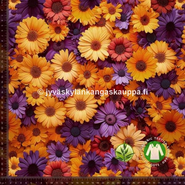 Digiprintti BAMBUTRIKOO Gerbera Field