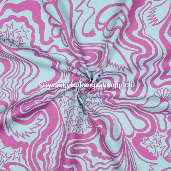 Hieno puuvilla-popliini Berliini Vaalea Farkku