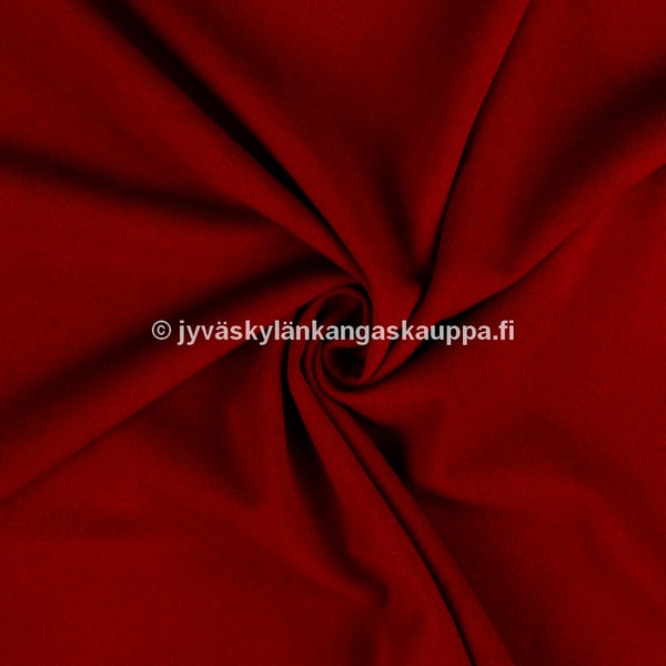 Joustava KREPPI Scuba kangas Burgundy