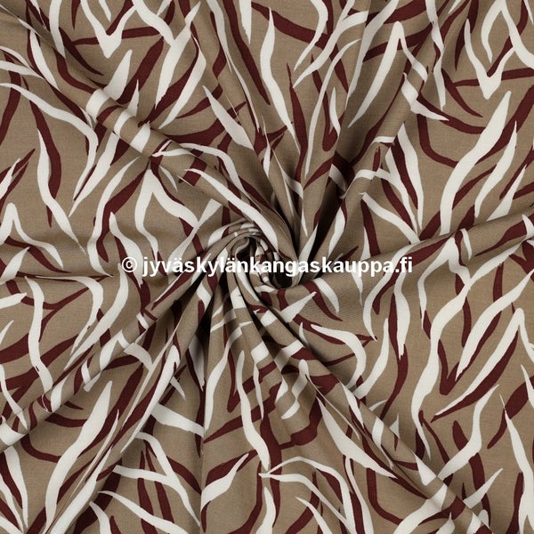 Joustava Viskoosikangas Varsova Latte