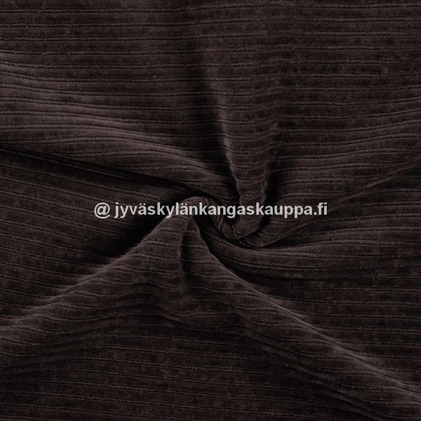 Joustava vakosametti Tummanruskea