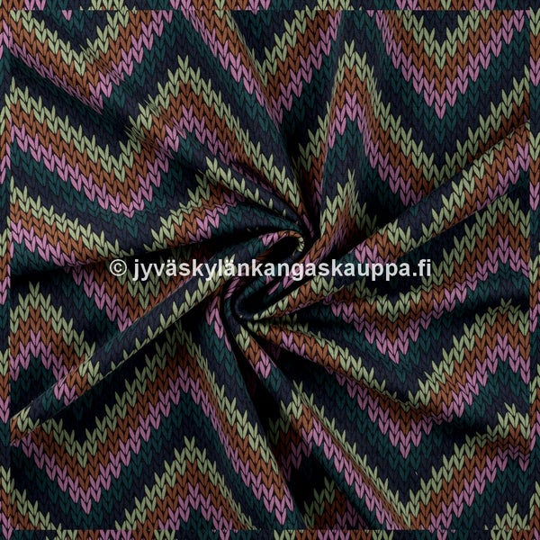 Joustocollege Zig Zag Neule Vihre&auml;