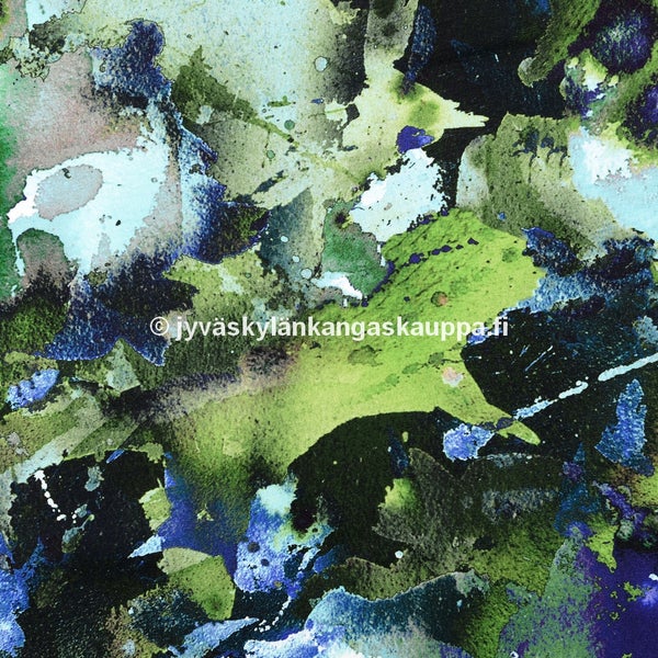 Harjattu Joustocollege Vesiv&auml;ri Kuviot Vihre&auml;