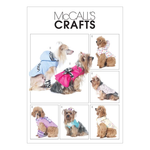 McCALL&acute;s kaava M6218 Pet Clothes