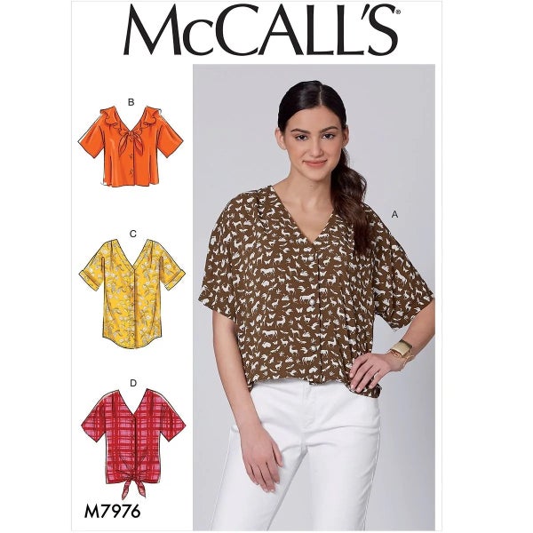 McCALL&acute;s kaava M7976 Misses Tops (HYLLYSS&Auml;)