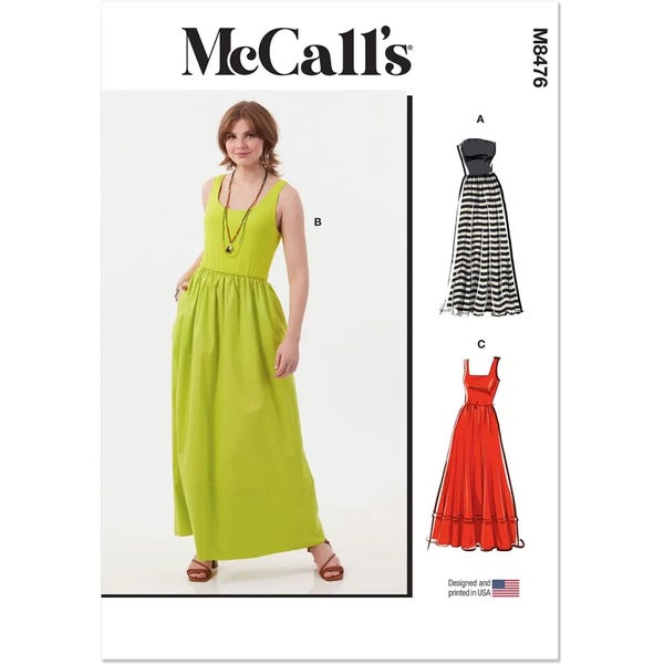 McCALL&acute;s kaava M8476 Misses Dresses (HYLLYSS&Auml;)