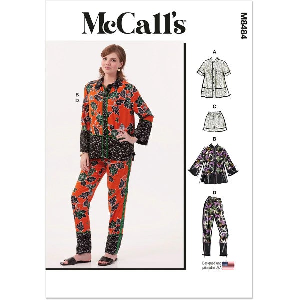 McCALL&acute;s kaava M8484 Misses Pyjamas