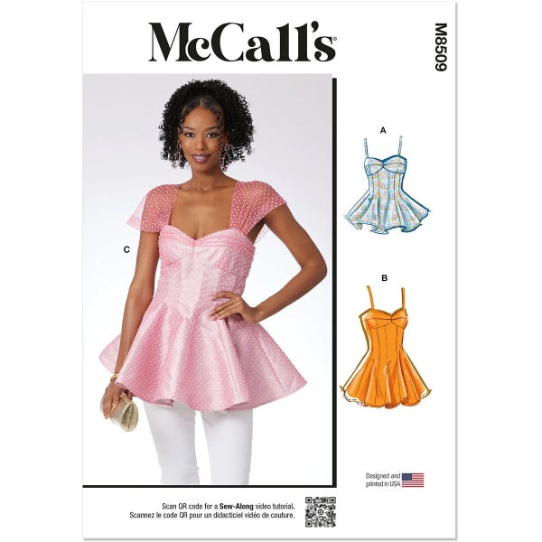 McCALL&acute;s kaava M8509 Misses Tops