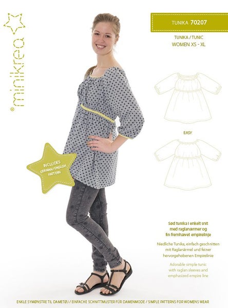 Minikrea kaava 70207 Tunika