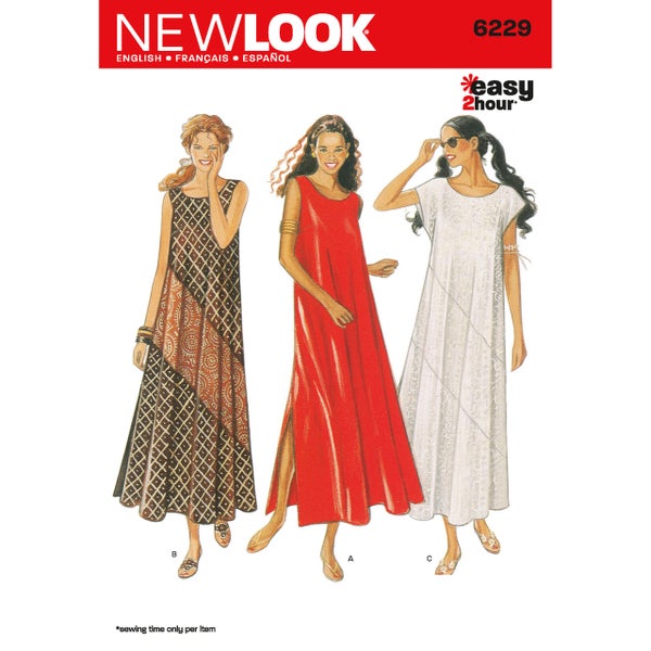 New Look kaava 6229 Dresses (HYLLYSS&Auml;)
