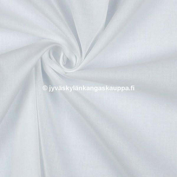 Ohut puuvillavoilee Valkoinen (n. 80cm valmispala)