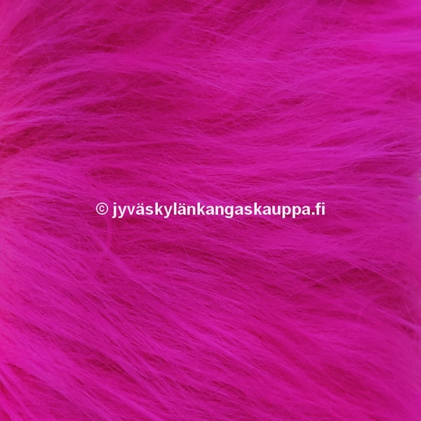 Karvakangas eli turkiskangas pinkki EXTRA PITK&Auml; karva