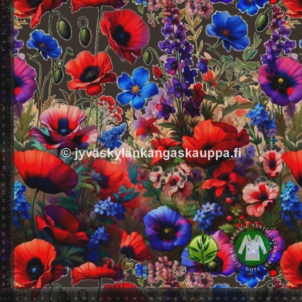Digiprintti BAMBUTRIKOO Poppy Field