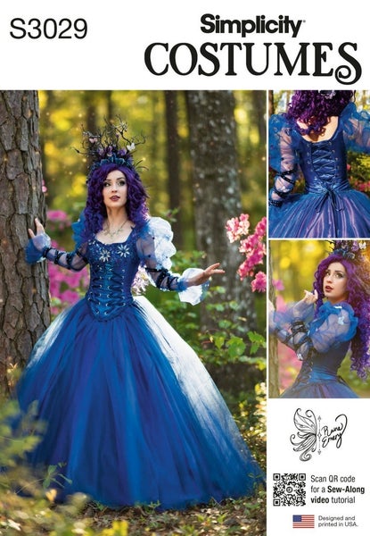 Simplicity kaava S3029 Misses Ball Gown Costume