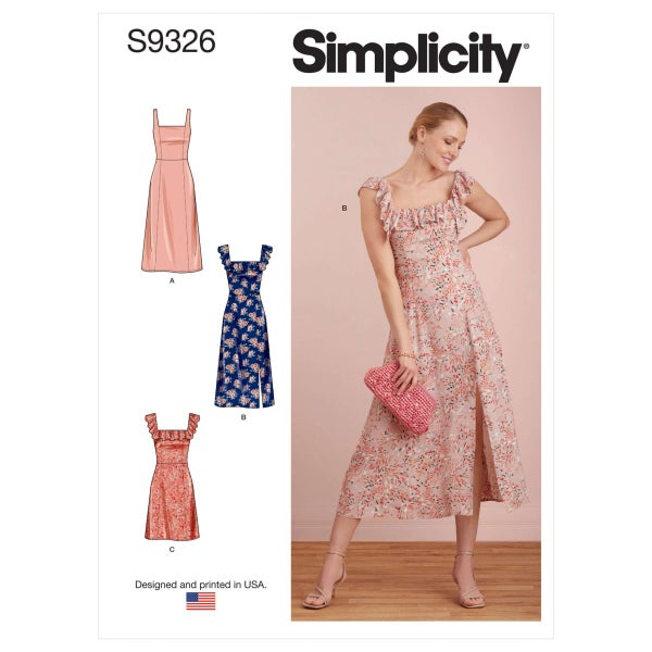 Simplicity kaava S9326 Misses Dresses