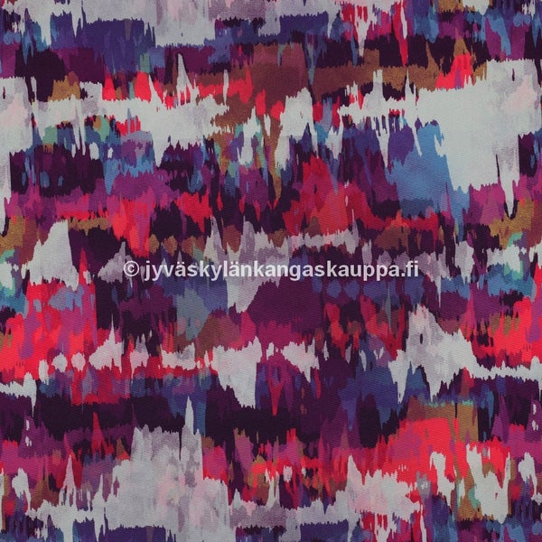 Softshell kangas Abstrakti Violetti