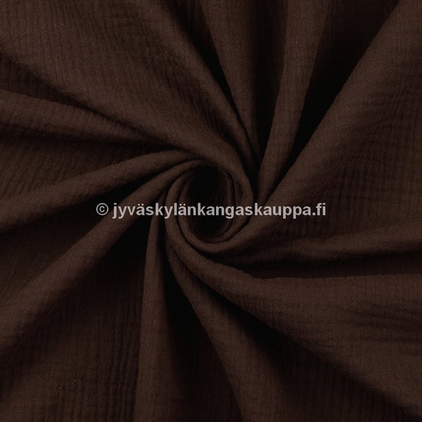 Double Gauze tuplaharsokangas Coffee