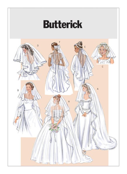 Butteric kaava B4487 Bridal Veils
