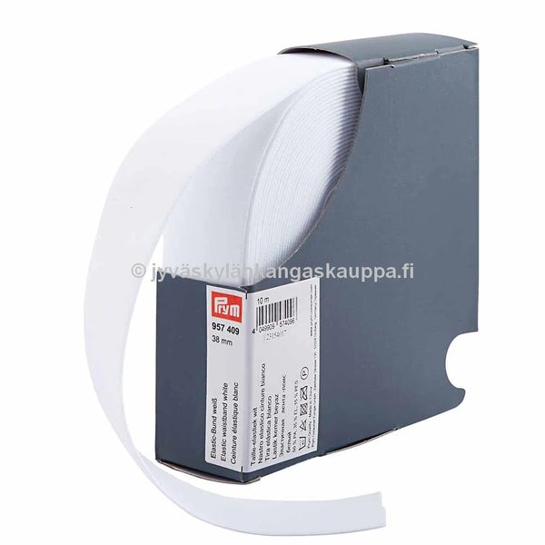 Prym boxerikuminauha 38mm VALKOINEN