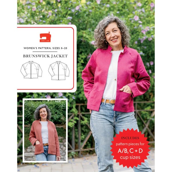 LIESL + CO kaava BRUNSWICK JACKET sizes 0-20 (EU 30-44/48)