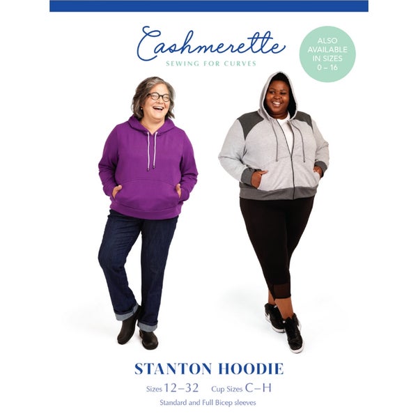 Cashmerette kaava 2208 Stanton Hoodie