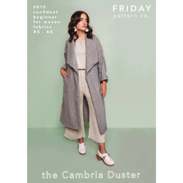 Friday Pattern kaava The Cambria Duster XS - 4X #010