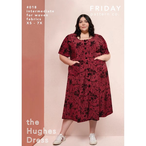 Friday Pattern kaava The Hughes Dress XS - 7X #018