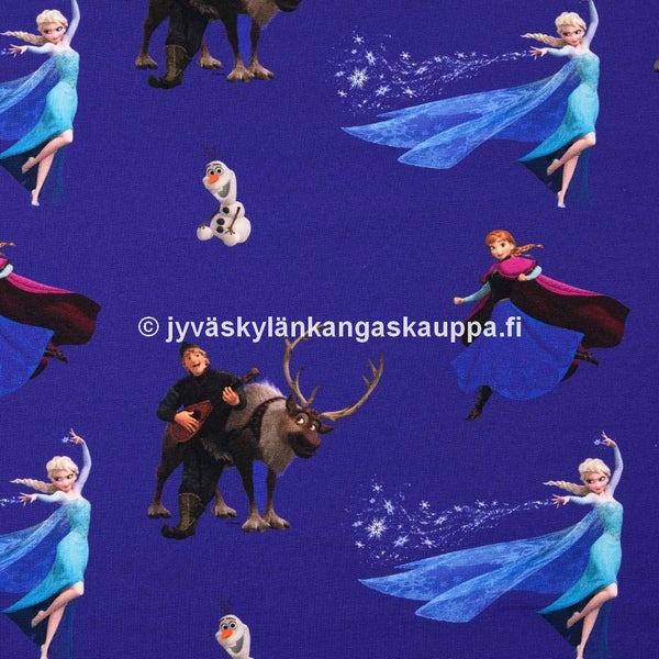 Trikoo kangas Frozen Huurteinen Seikkailu