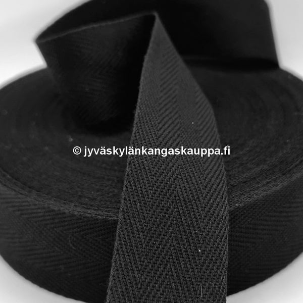 Prym kanttinauha 30mm MUSTA