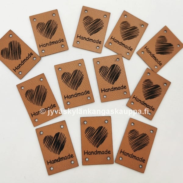 Keinonahkamerkki Syd&auml;n + Handmade RUSKEA