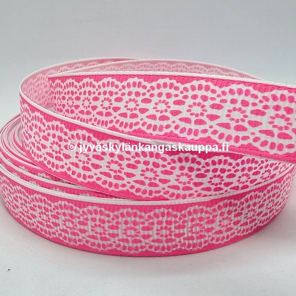 Koristenauha Pitsi Pinkki