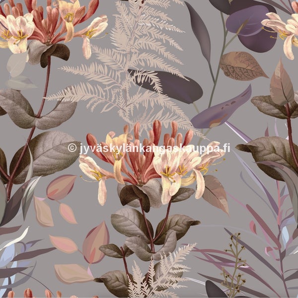 Digiprintti trikoo Kuusama Harmaa